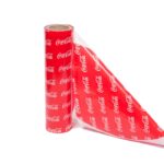 Lamina plastica con adhesivo sirve como cubre estante y cubre pallets